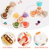 3pcs/set Suction Cup Spinning Cartoon Toys Fingertip Rattle Toy Funny Bathing Toys Colorful Gyro Kids Bath Toy for Toddler Gifts