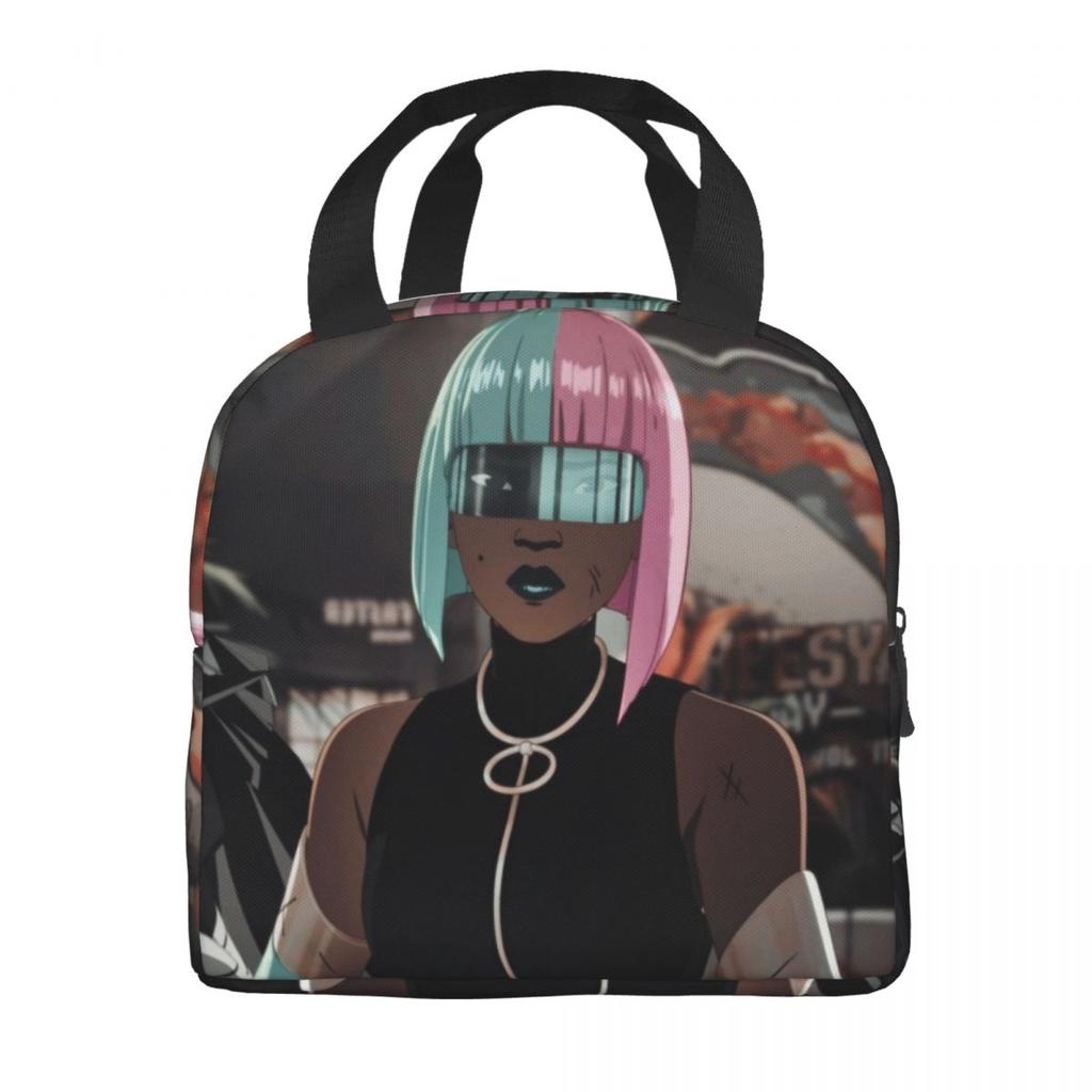 Dispatch Game Invisigal Robert Robertson Insulated Lunch Bags Food Container Bags Portable Thermal Cooler Bento Box For Work