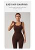 Seamless Elastic Yoga Jumpsuit Set for Women