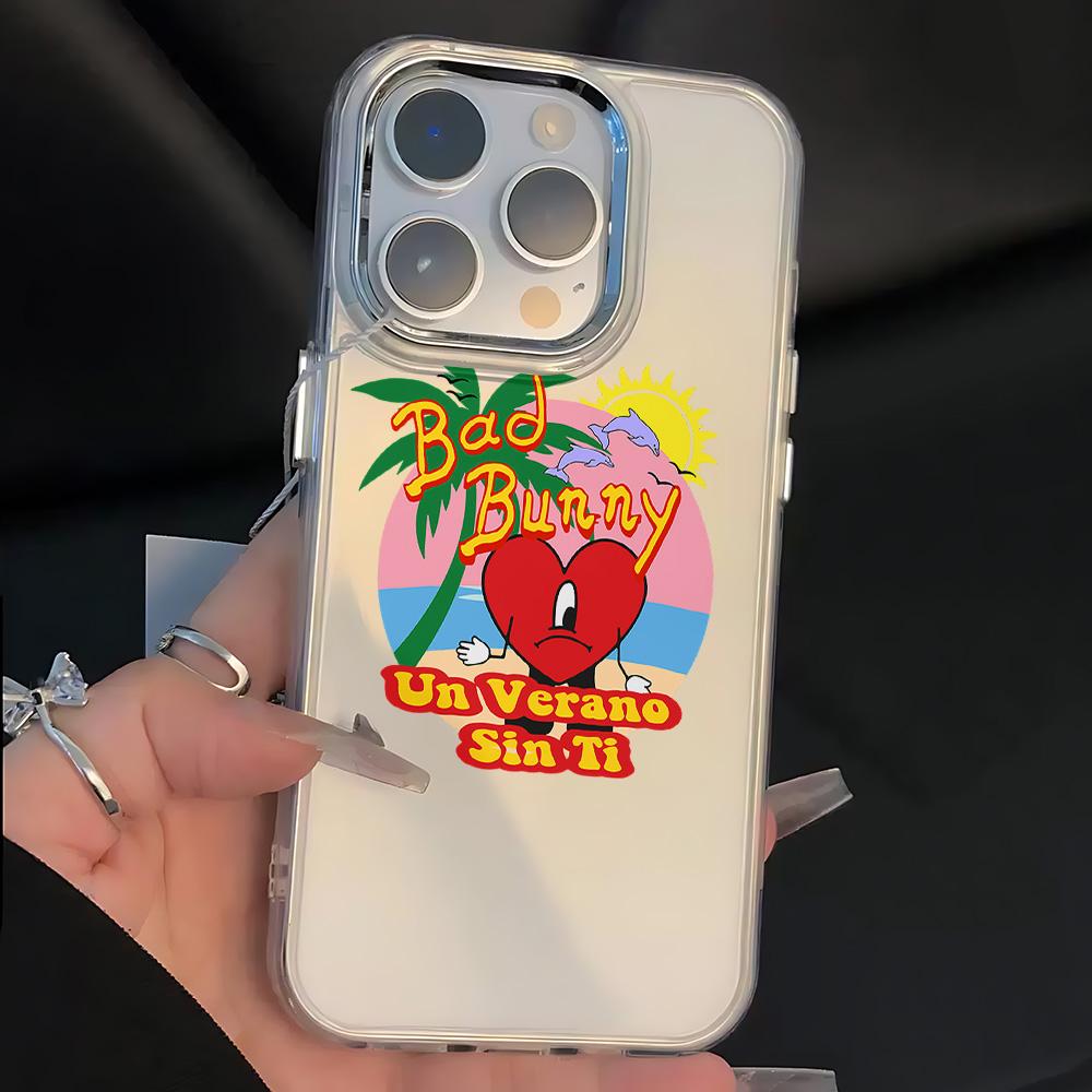 New B-Bad Bunnys X 100pre Bunny Logo Phone Case For Xiaomi Mi 15 14T 14 12T 11T 11 Lite Poco X7 X6 F5 F6 X5 GT Pro 4G 5G Cover