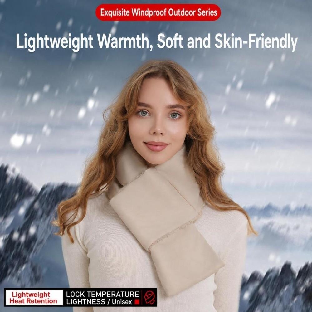 Waterproof Winter Scarf Thick Plush Outdoor Scarf Warm Windproof Scarf Hiking Skiing