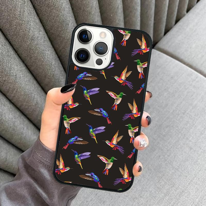 Hummingbird Phone Case For iPhone 17 Air 16 16e 15 13 14 Pro Max 11 12 Plus 2022 MAX Shell Cover coque