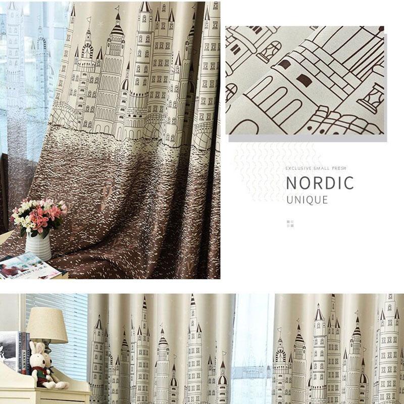1/2pcs Hollow Out Stars Blackout Curtain for Living Room Window Curtains Bedroom Voile Hotel Home Decoration 1.5m*2.7m