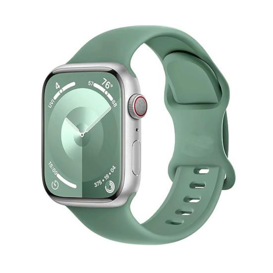 Silicone Watch Band Waterproof Sweat-Proof Replacement Band Soft Solid Color Watch Strap for Apple Watch Series Ultra 2