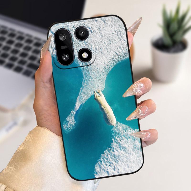 For OnePlus 15 Case 2025 Stylish Painting Shockproof Cover Soft Silicone TPU Bumper For One Plus 15 Oneplus15 PLK110 Phone Bags