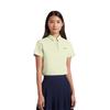 Li Ning Gruppenkauf-Serie Einfarbig Bequem Atmungsaktiv Vielseitig Lässig Kurzarm-Poloshirt Damen Oberteile Porzellan-Geheimfarbe APLU768-3