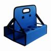 6 Cup Beverage Carrier Sturdy Base Foldable Drink Tote Reusable Holder for Parties, Food
