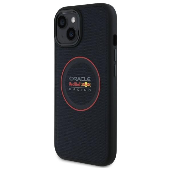 Red Bull Rbhmp15S24Puilvr Iphone 15 6.1 Hartschale Marineblau/Navy Leder Roter Ring Magsafe