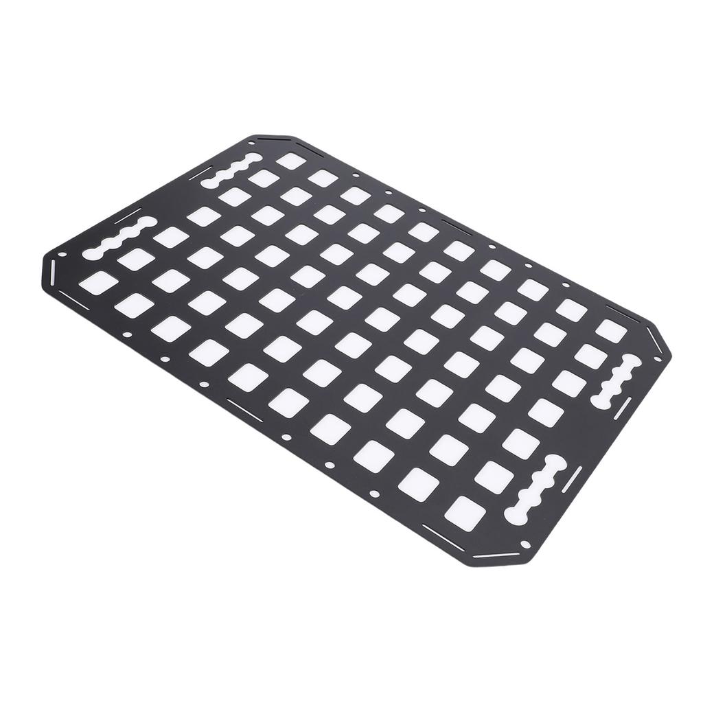 Truck Bed Molle Panel 533x390x2mm Multifunctional High Hardness Aluminum L Rail Mount Cargo Tool Storage Molle Panel