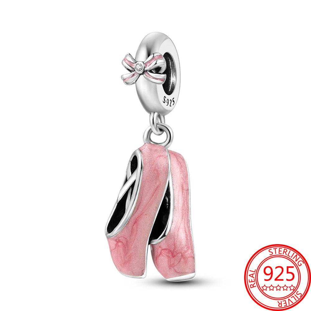 Copper Shining Roller Skates And List Of Musical Symbols Charm Fit Bracelet Necklaces Women'S Jewelry Gift