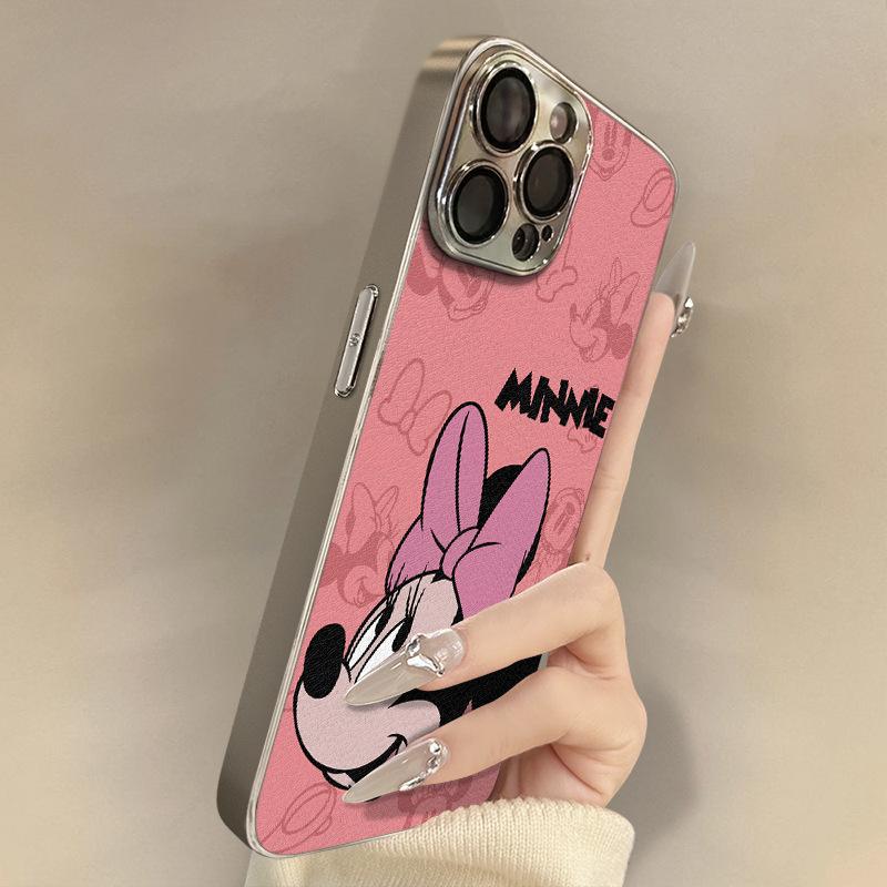Mickey Mouse Avatar Applies To Apple 17promax Personality 16 New 15 Mobile Phone Case iPhone13 Mirror Creative
