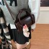 IELGY Autumn Winter Fashion Retro Small Square Bag All-Match Crossbody