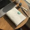 A5 travel diary, girls' leather notebook, student notebook, memo, 90 sheets, 180 pages, replaceable inner pages