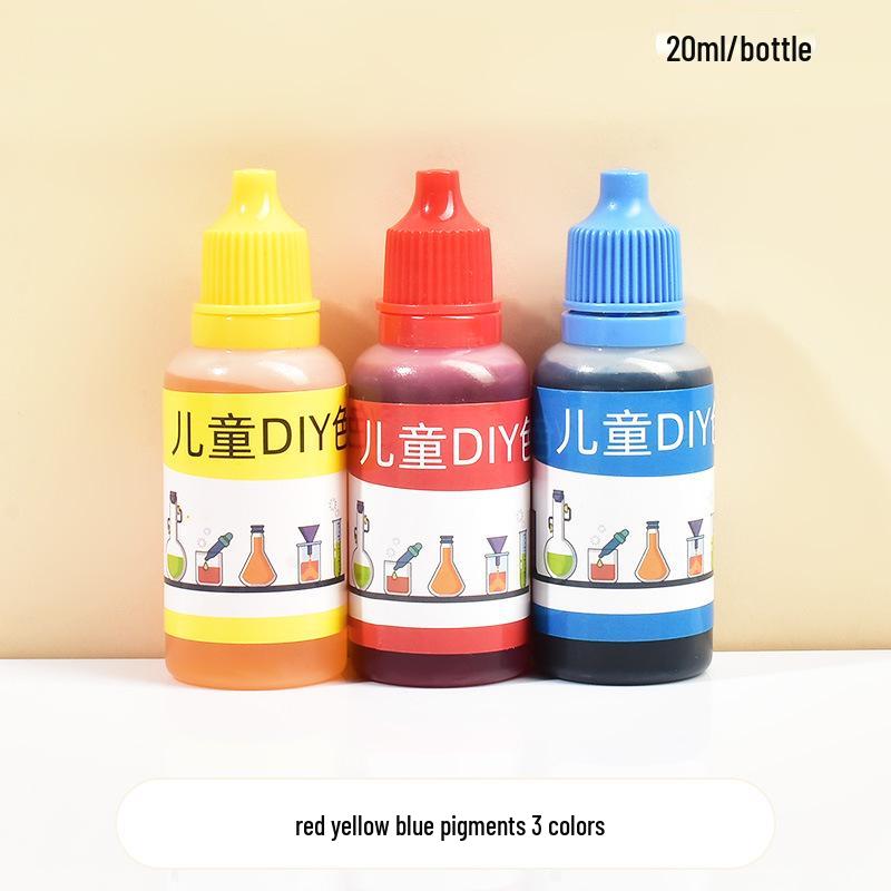 Kids' Science Experiment: Primary Color Tie-Dye Kit with Dropper