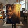 Darryl Print Flannel Blanket,High quality Comfortable for All Seasons,Home Decor,Warmth and Comfort,Perfect for Christmas Gifts