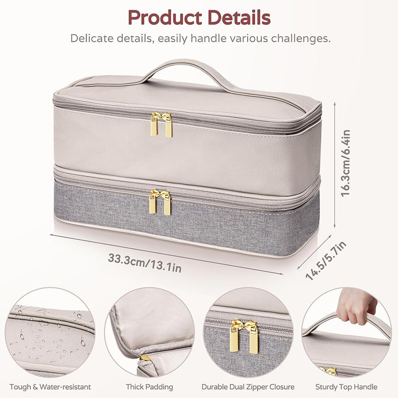 

Дорожный чехол для Shark Flex Style, двухслойный органайзер для хранения, чехол для насадок на фен Dyson Airwrap Shark