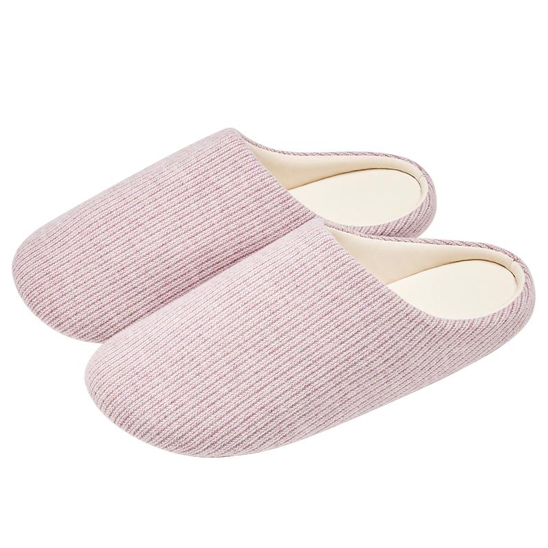 Women Home Slippers Fabric Warm Slides Comfortable Non-slip Slippers Indoor Outdoor Men Casual Slippers
