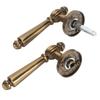 Bronze Türgriffschloss Leiser Kupferkern Retro Türgriffschloss Für Schlafzimmer Wohnzimmer