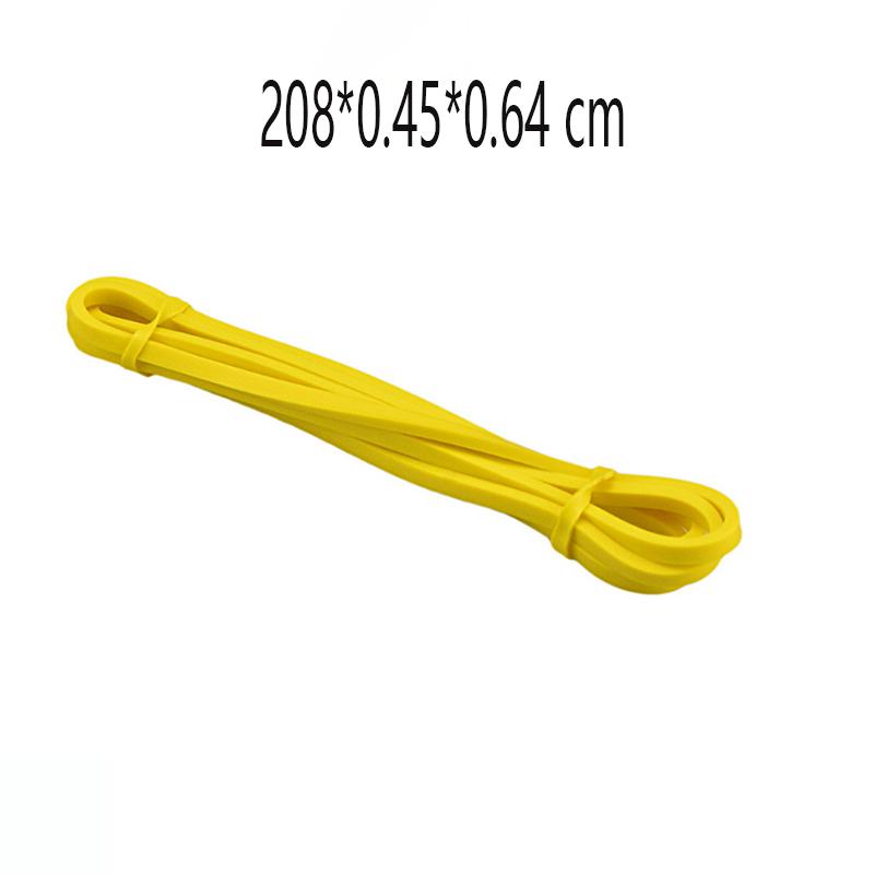 

Резиновые ленты сопротивления Эластичная лента для йоги Фитнес-упражнения Латексное оборудование Пилатес Эластичная петля Эспандер для тренировок в спортзале жёлтый