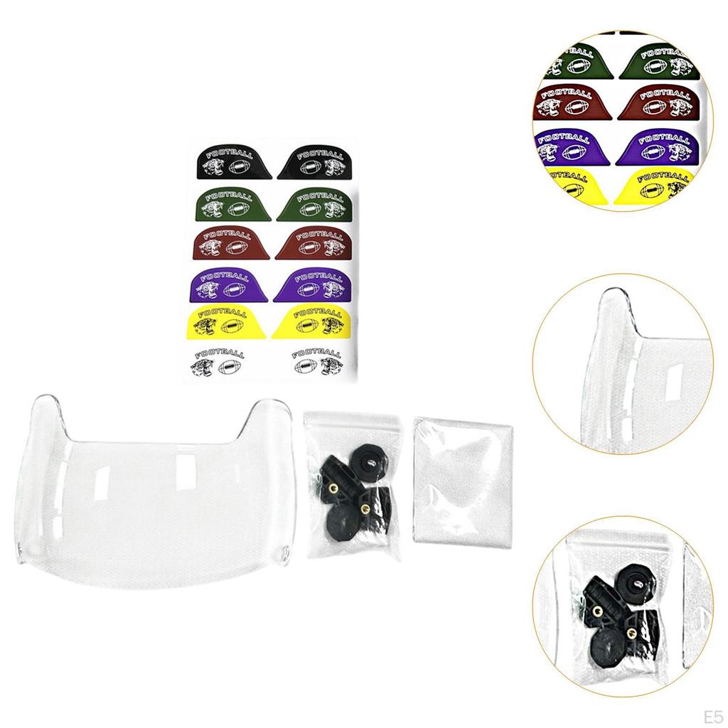 American Football Visor Face Mask Facial Protection for Adults Youth Helmets