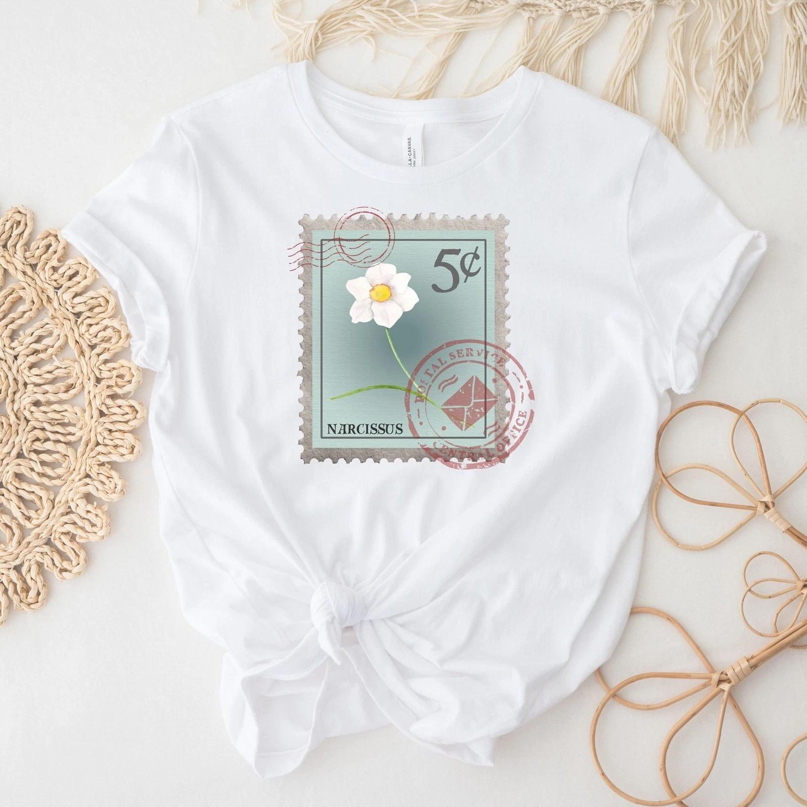 December Birth Month Flower Shirt, Narcissus XL
