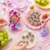 Gominolas SEOJU Sabor Uva Arcoíris 46g | Recubrimiento Crujiente de Virutas Arcoíris, Núcleo de Gominola de Uva Elástico, Textura Única en Capas