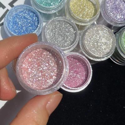 Nail Art Aurora Neon Powder Diy Handmade Nail Art Polarized Opal Powder Shiny Bottled Glitter Powder