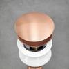 Washbasin stopper with overflow rose gold COPPER 2 21
