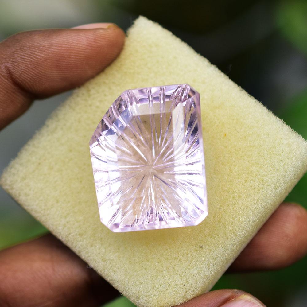 Certified Natural Pink Topaz Fancy Cut 63.4 Ct Beautiful Huge Loose Gemstones
