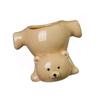 Novelty Upside Down Bear Planter Handcrafted Lovely Bear Plant Pot For Plant And Office Accessories