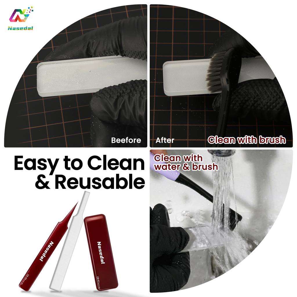 Nasedal Glass File Updated 2.0 Washable for Gunpla Scale Model DIY Nub Mirror Polishing Small Flat Surface Sanding Tool #600-800