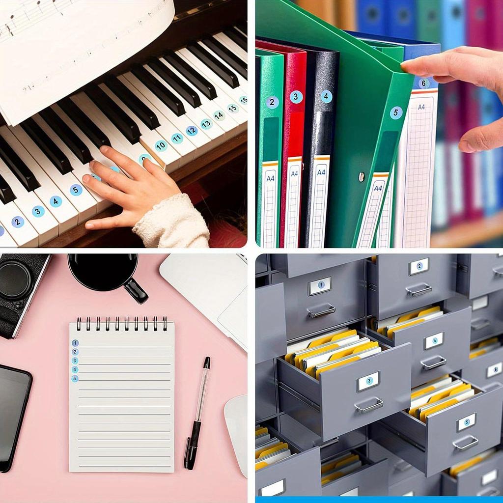 50pcs Adesivos Refletivos Etiquetas Adesivas a Laser 1-60 Decalques Numéricos Auto-Adesivos Redondos Etiquetas de Marcação de Inventário