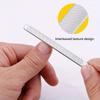 2-Pack Professional Grade Stainless Steel Double-Sided Nail Files, Non-Toxic Odorless Manicure Tool