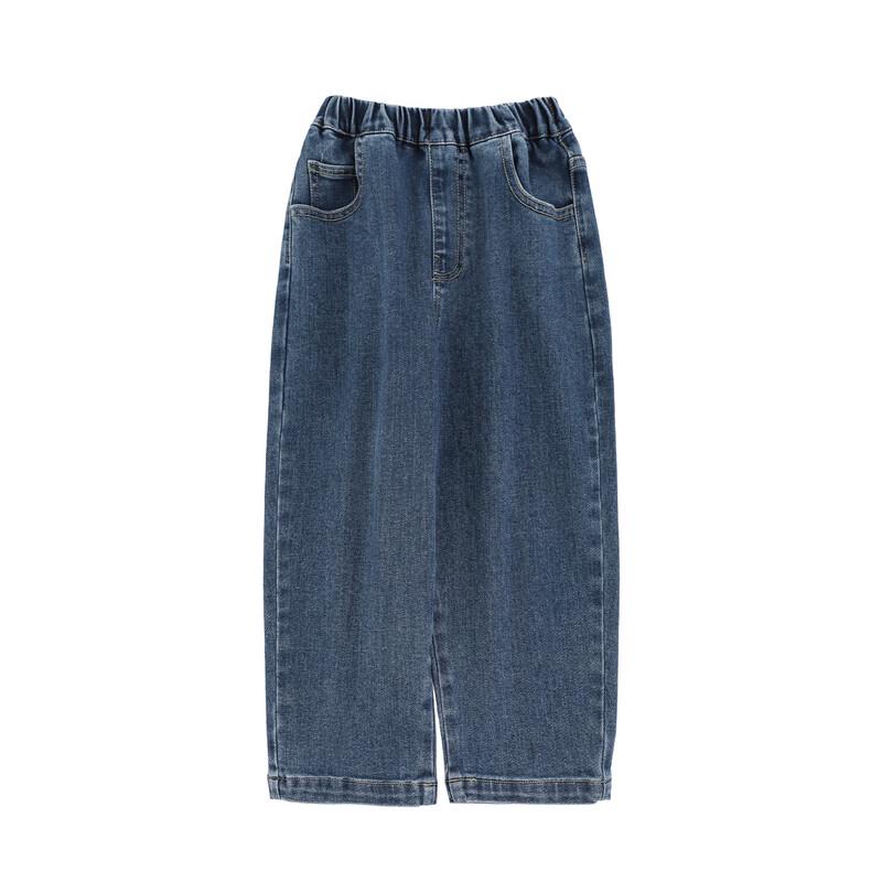 Youyou Girls' Soft Wear-Resistant Jeans