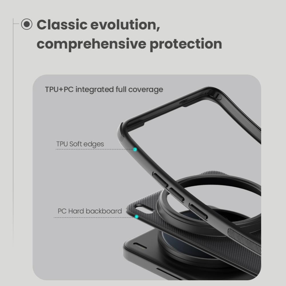 Pouzdro Nillkin Super Frosted Shield Pro s magnetickým povrchem, PC+TPU, nárazuvzdorným zadním krytem pro Vivo X200 Ultra