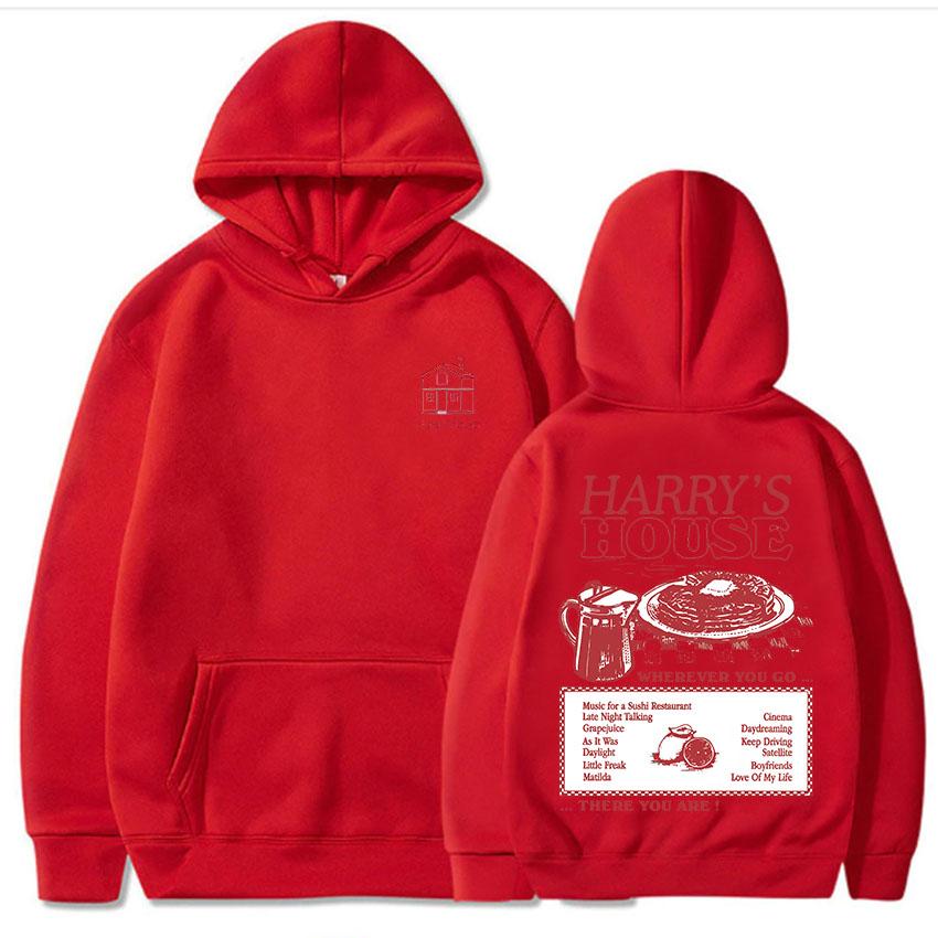 Sudaderas Kid Harpoon Hoodies Harry's House Long-sleeved Gothic Soft Sweatshirt With Pocket Grunge Clothes Moletom Fleece Hoody