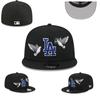 2024 Foreign Trade New LA Dodgers Men's and Women's NY Baseball Team Full Seal Baseball Cap Youth Street Dance Wide Brim Size Cap