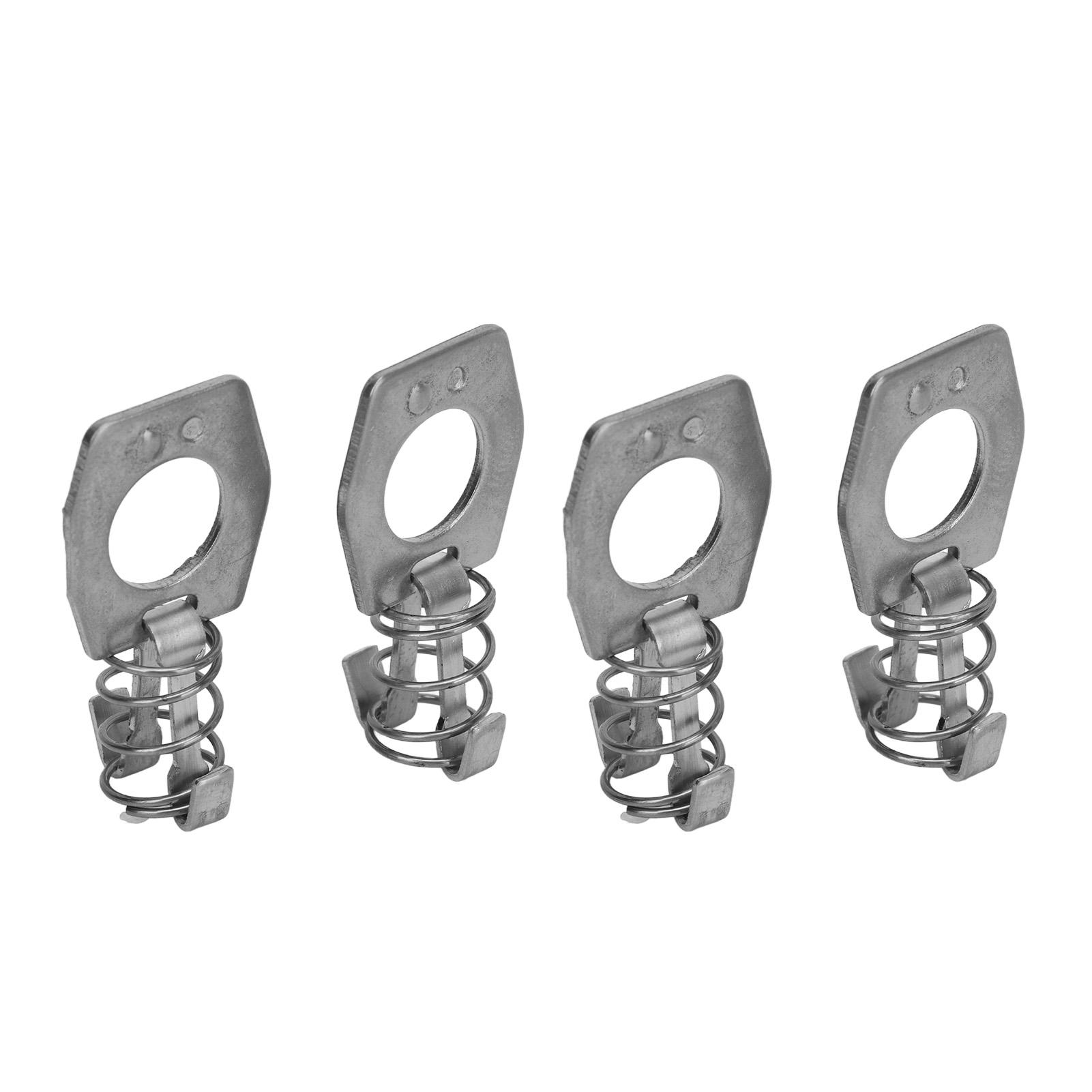 

4 Pieces Water Heater Cam Lock Stainless Steel Door Cover Latch Fastener Silver Color for RV Camper