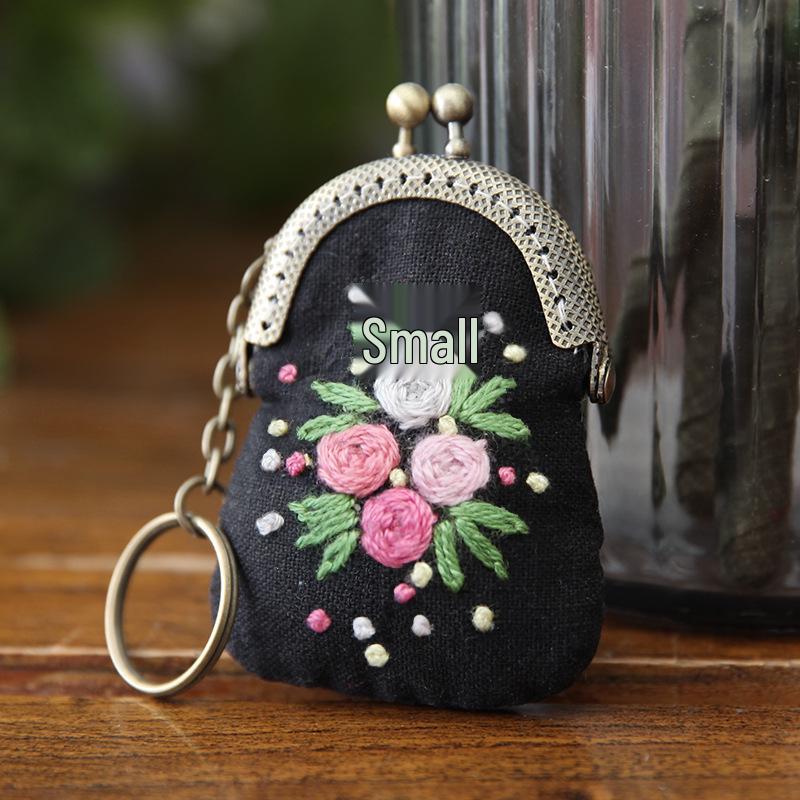 Lu Embroidery Necklace & Coin Purse DIY Kit - Handmade Gift for Girls