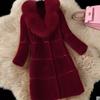 Winter Warm Artificial  Faux  Fur Coat Long Coat Luxury Coats Plus Size Women Warm Collar Women's Winter Jacket