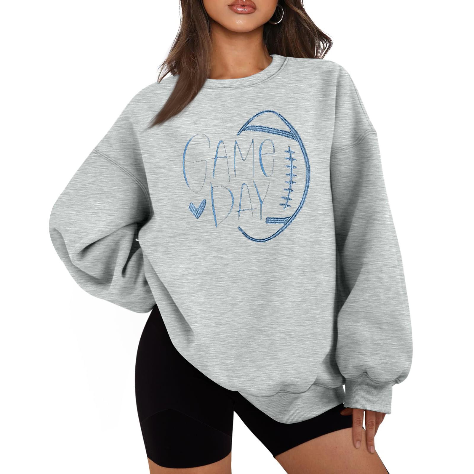 

Women s Sweatshirt Fall Vintage Graphic Long Sleeve Pullover Sweatshirt S