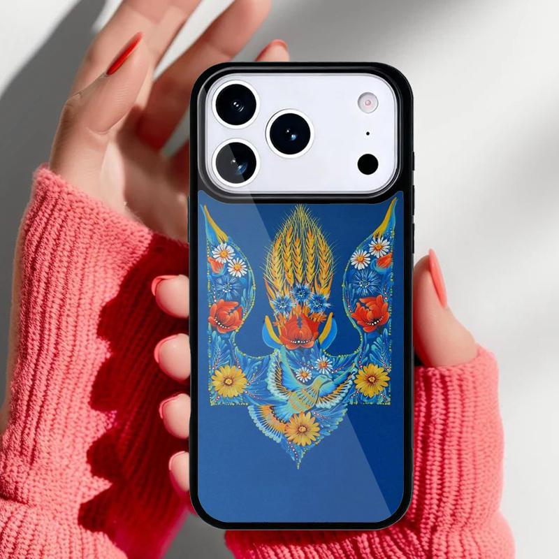 Vintage Ukrainian Flag Of U=kraine Retro Style Phone Case for iPhone 17 Air 16e 15 14 13 Pro Max Back Cover for 12 11 Pro Coque