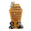 Halloween Countdown Calendar Wooden Ghost Pumpkin Countdown Calendar Reusable Halloween Horror Ornaments for Home Party Decoration