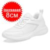 Nuove Scarpe da Ginnastica da Uomo Scarpe Rialzanti Aumento Altezza Soletta 6/8/10CM Scarpe con Tacco Alto Uomo Scarpe Sportive in Rete Taglia Grande 36-46