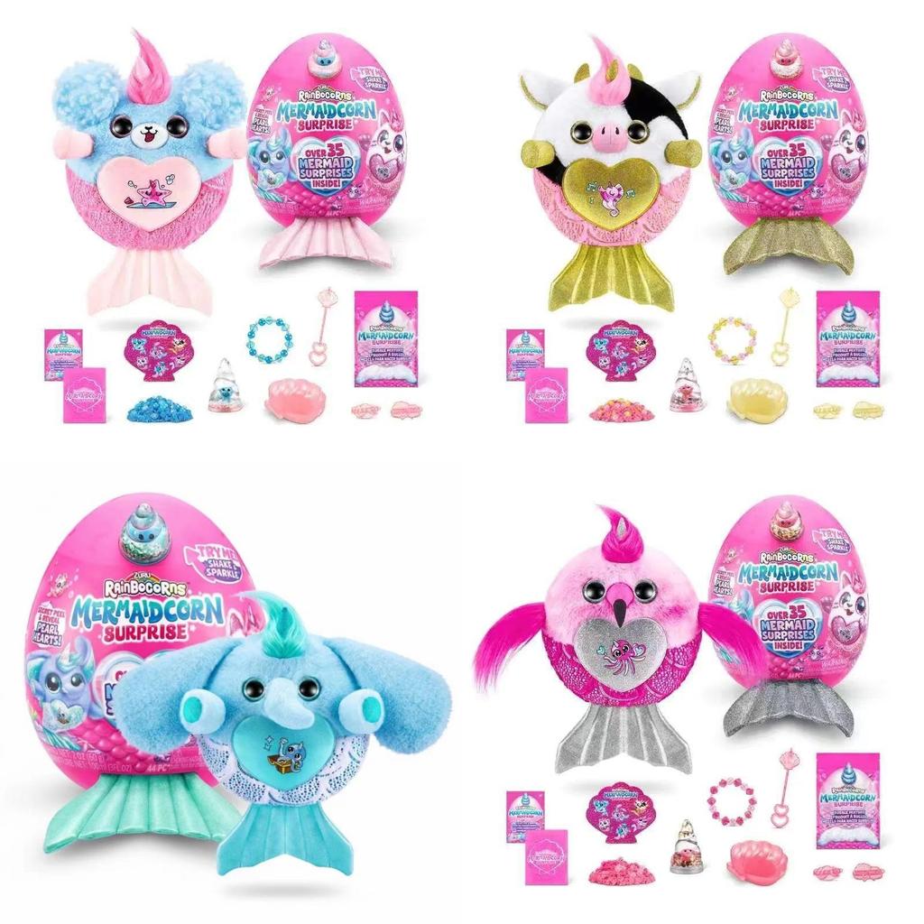 Unicorn Plush Toy With Cartoon Mermaid Design Perfect For Kids Playroom Decor