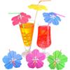 100 Stück Regenschirm Trink Cocktail Sommer Hawaii Party Getränkedekorationen Partyzubehör Bunt  (  )