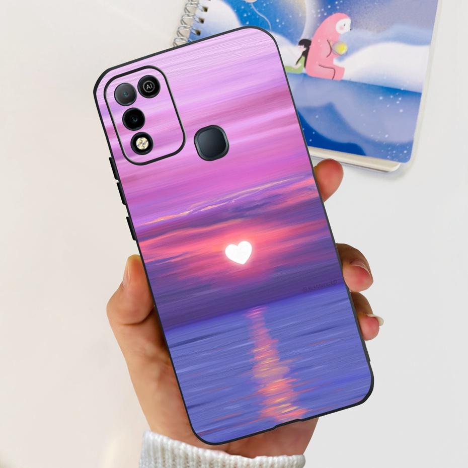 For Infinix Hot 10 Play X688C X688D Phone Case Cute Design Soft Silicone Back Cover For Infinix Hot 10 X682 Hot10 10 Lite X657B