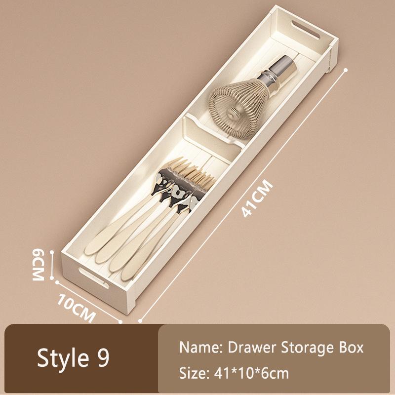 HeM Telescopic Dish Plate Drying Rack Bowl Pot Lid Storage Holder Adjustable Kitchen Organizer Drawer Separated Dish Drying Rack