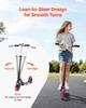 Kick Scooter for Kids Ages 8+, Teens & Adults, 2-Wheel Toddler Scooter with Adjustable Height Handlebar, Wide Anti-Slip Deck, Foldable Lightweight