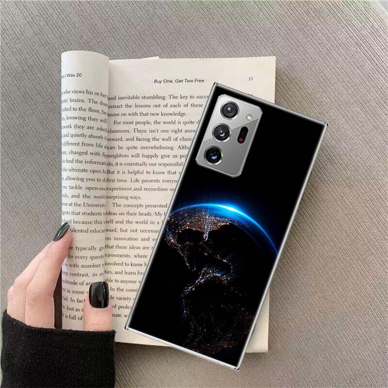 Earth, Stars, Space Phone Case for Samsung A17 A37 A57 A07 A16 A26 A36 A56 A05S A15 A25 A35 A55 Galaxy A03 A13 A23 A33 A53 A50S